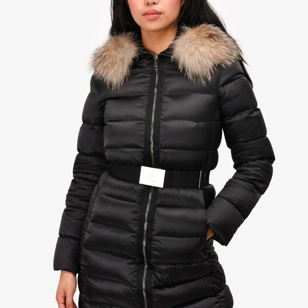 MONCLER TINUVIEL JACKET BLACK SIZE 2 GOOD CONDITION